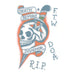 Tinsley Transfer Tattoo FX Vintage Death Before Dishonor Skull