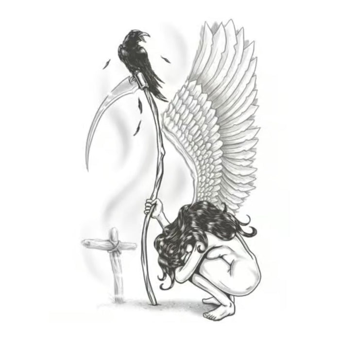 Tinsley Transfer Tattoo FX Goth - Angel of Death