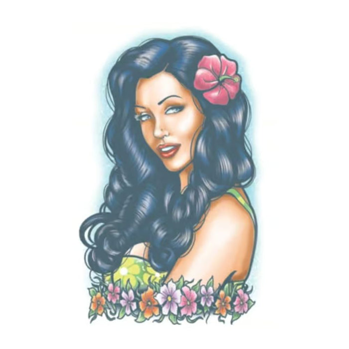 Tinsley Transfer Tattoo FX Pin Up - Aloha