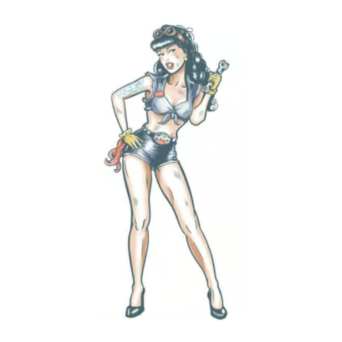 Tinsley Transfer Tattoo FX Pin Up - Mechanic
