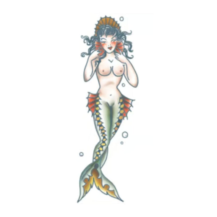 Tinsley Transfer Tattoo FX Pin Up - Mermaid Girl