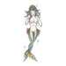 Tinsley Transfer Tattoo FX Pin Up - Mermaid Girl