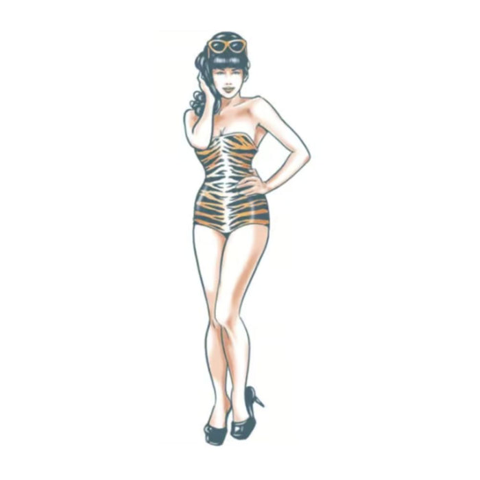 Tinsley Transfer Tattoo FX Pin Up - Tiger Girl