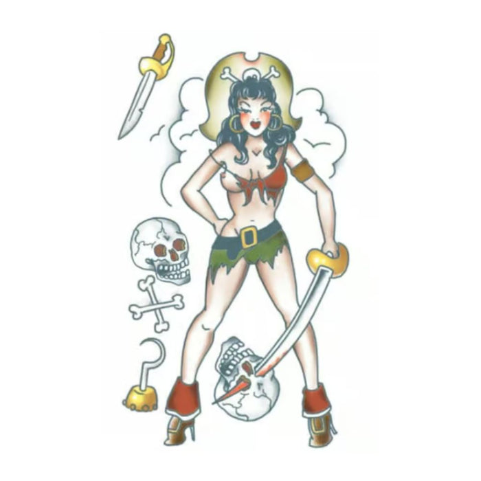 Tinsley Transfer Tattoo FX Pin Up - Pirate