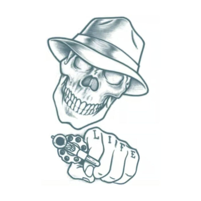 Tinsley Transfer Tattoo FX Prison - Stick Up Skull