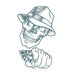 Tinsley Transfer Tattoo FX Prison - Stick Up Skull
