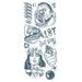 Tinsley Transfer Tattoo FX Prison - Thug 18 & Life