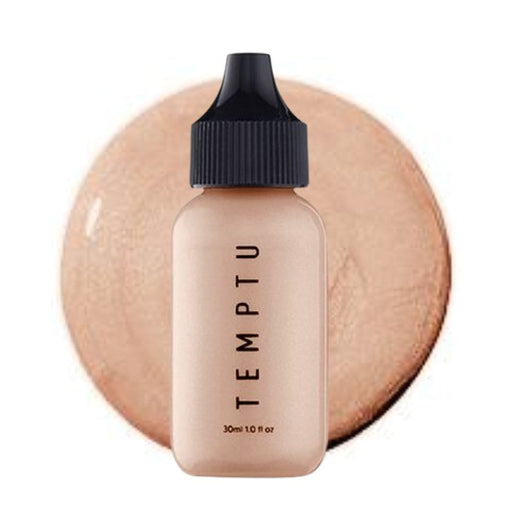 Temptu Perfect Canvas Airbrush Highlighter pink pearl with swatch