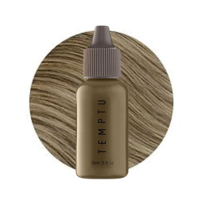 Temptu Airbrush 24 Hour Root Touch Up & Hair Color .5oz Ash Blonde with swatch