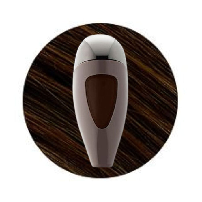 Temptu Airpod Airbrush Root Touch-Up & Hair Color dark brown with swatch