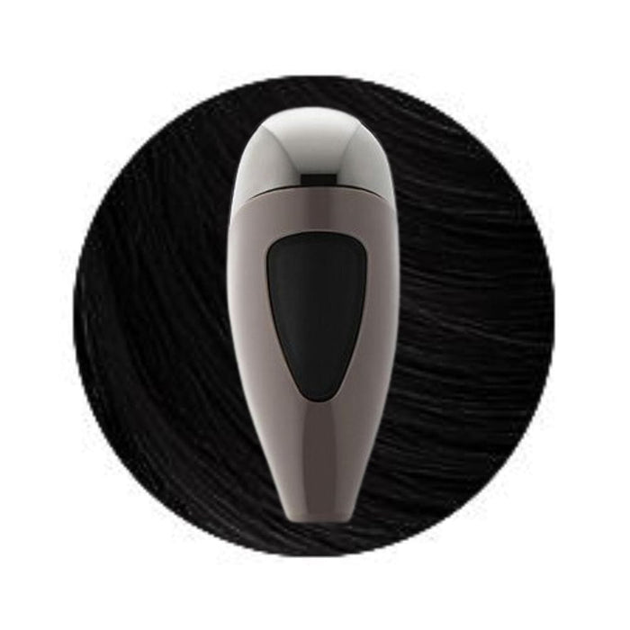 Temptu Airpod Airbrush Root Touch-Up & Hair Color jet black with swatch