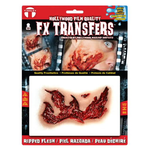 Tinsley FX Transfer Ripped Flesh prosthetics.