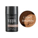 Toppik Hair Fiber 12g Light Brown with swatch