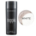 Toppik Hair Fiber 27.5g White with swatch