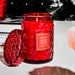 Voluspa Candle Cherry Gloss styled