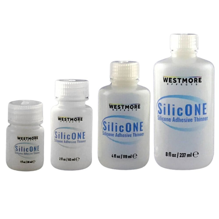 Westmore FX Silicone Adhesive Thinner smallest to large family pic