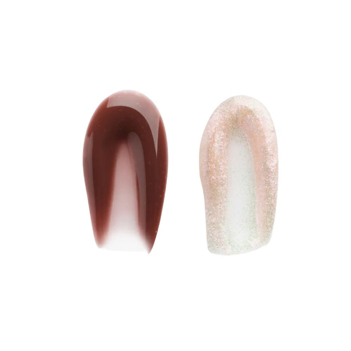 Anastasia Beverly Hills High-Shine Mini Lip Gloss Duo Aura + Molten swatches