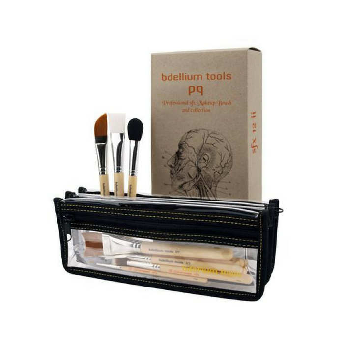 Bdellium SFX Brush Set 12 pc. with Double Pouch (2nd Collection) With Box