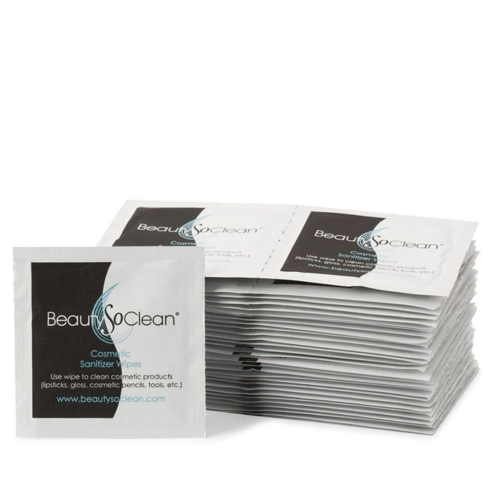 BeautySoClean Cosmetic Sanitizer Wipes 100CT  Stylized 2 