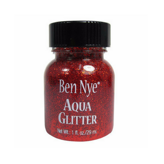 Ben Nye Aqua Glitter Paint AG-3 Red