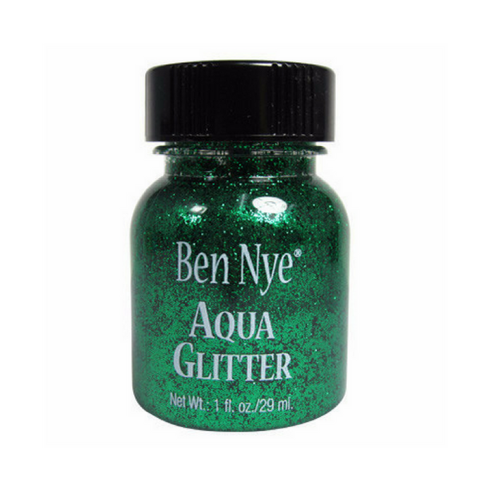 Ben Nye Aqua Glitter Paint AG-6 Green
