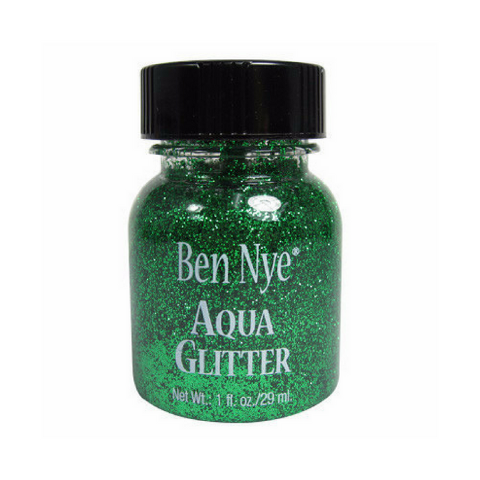 Ben Nye Aqua Glitter Paint AG-8 Neon Green