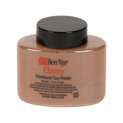 Ben Nye Face Powder Ebony Translucent TP-52 1.75oz