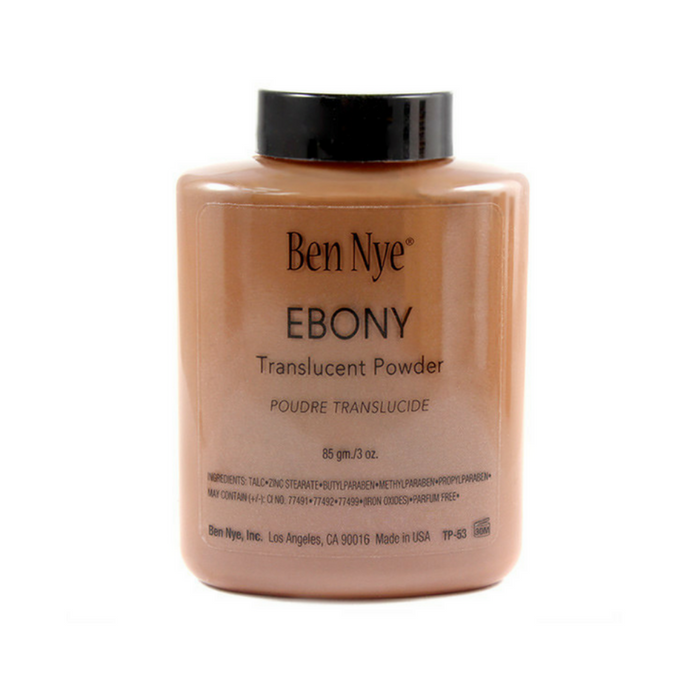 Ben Nye Face Powder Ebony Translucent TP-53 3oz