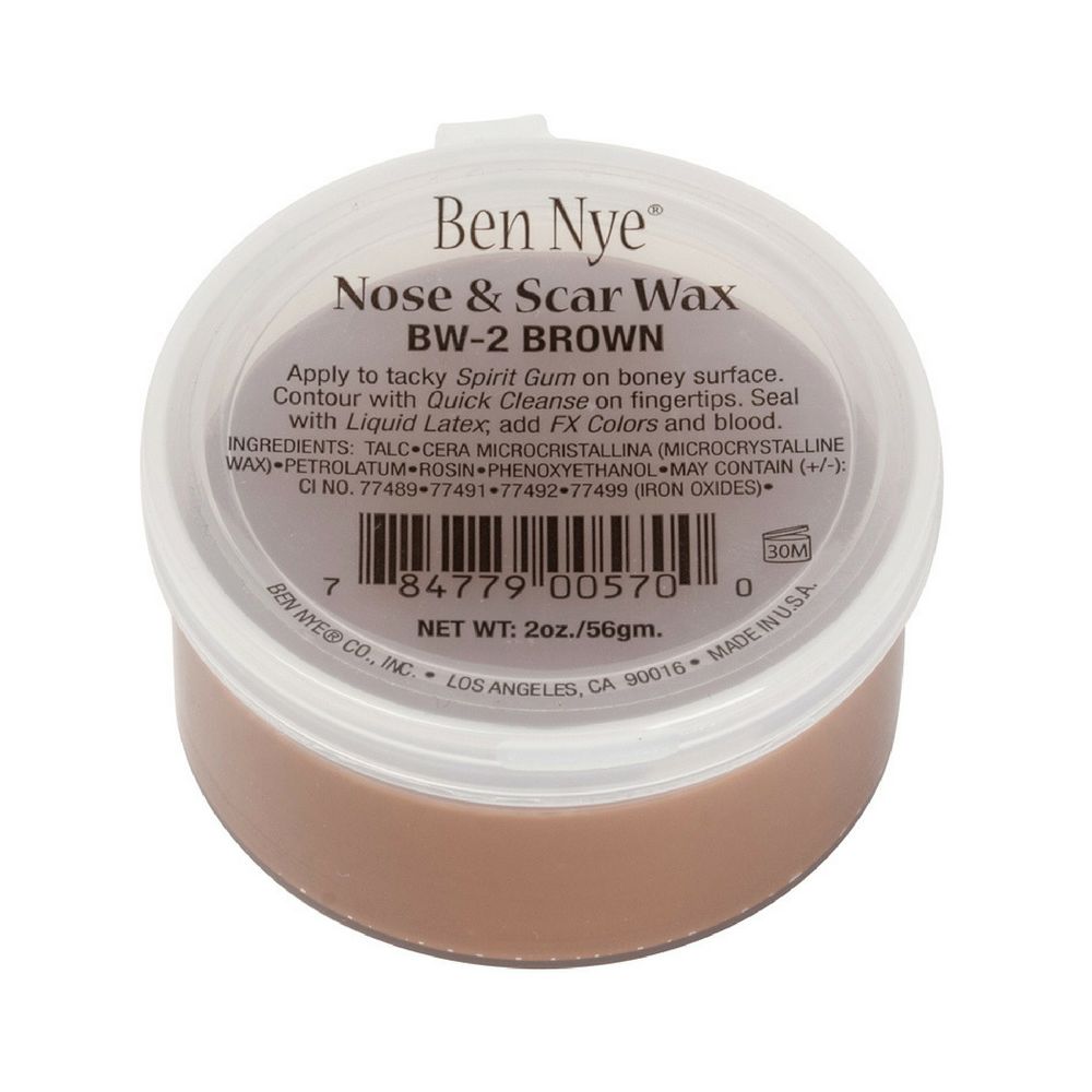 Ben Nye Light Brown Nose & Scar Wax, 8 oz