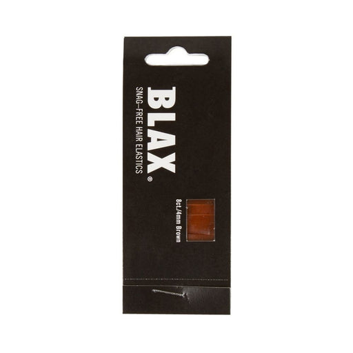 Blax Snag-Free Elastics Brown 4mm 8 count