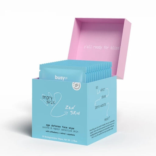 BusyCo Calm Age Defence Face Wipes 15 Wipes 
