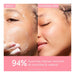Caudalie VinoHydra Moisturizing Cleansing Gel  side by side before and after use