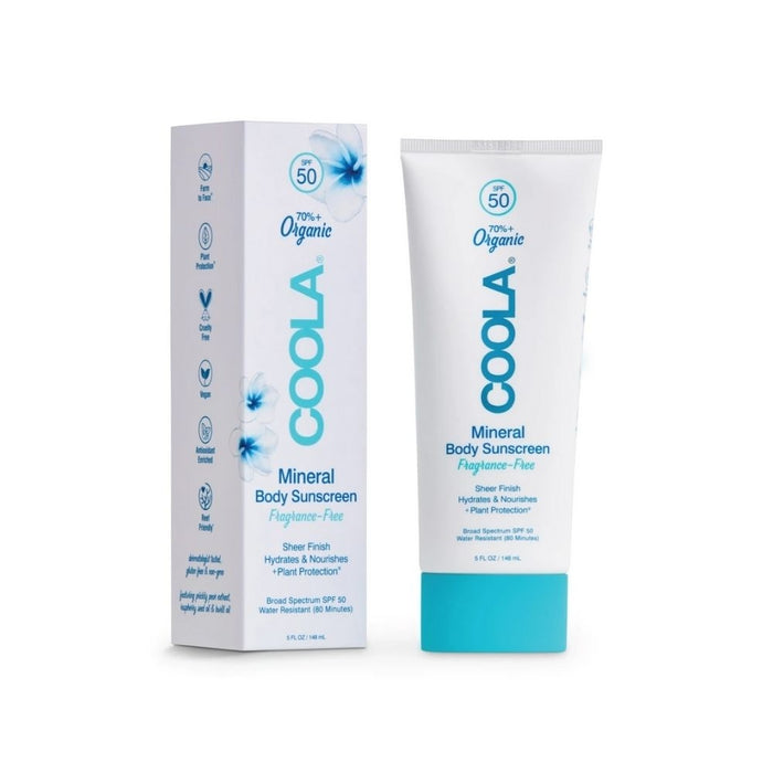 Coola Mineral Body Sunscreen Fragrance Free 5oz 