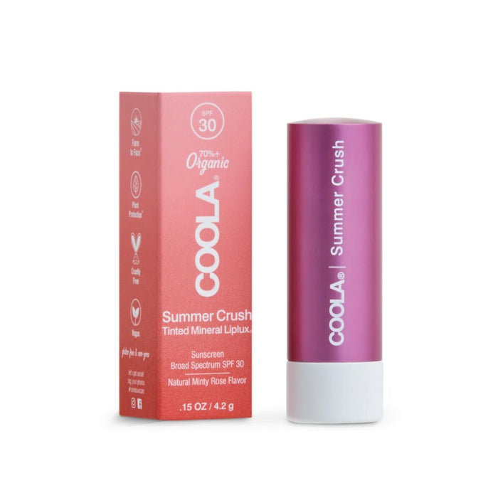 Coola Tinted Mineral Liplux Lip Balm Sunscreen Summer Crush