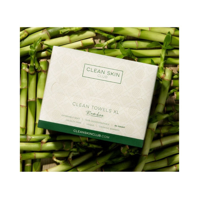 Clean Skin Club Clean Towels XL Bamboo 50ct Stylized 