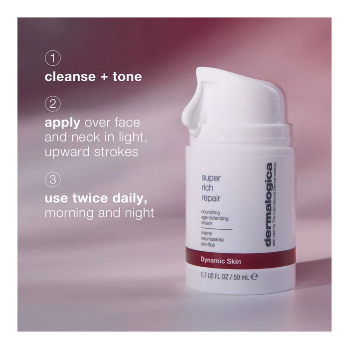 When to use Dermalogica Super Rich Repair in your routine guide