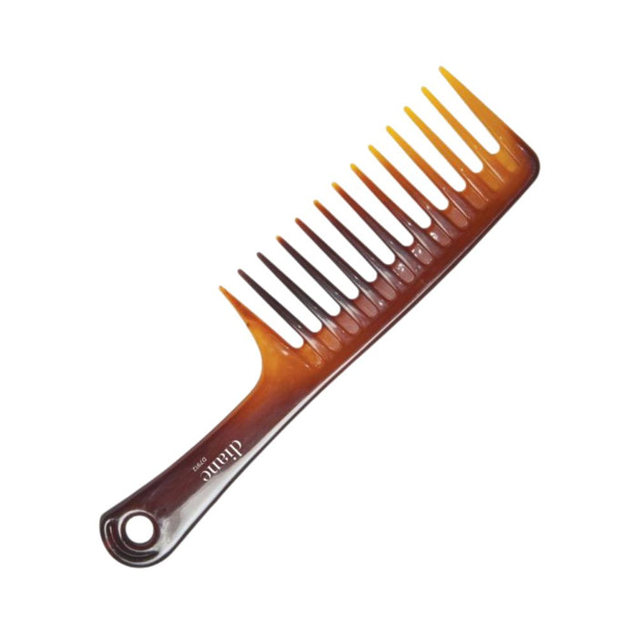Diane 9 3/4 Inch Tortoise Wide Tooth Detangle Comb