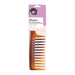 Diane 9 3/4 Inch Tortoise Wide Tooth Detangle Comb in packaging