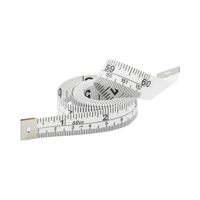 60” Measuring Tape for Sewing, White