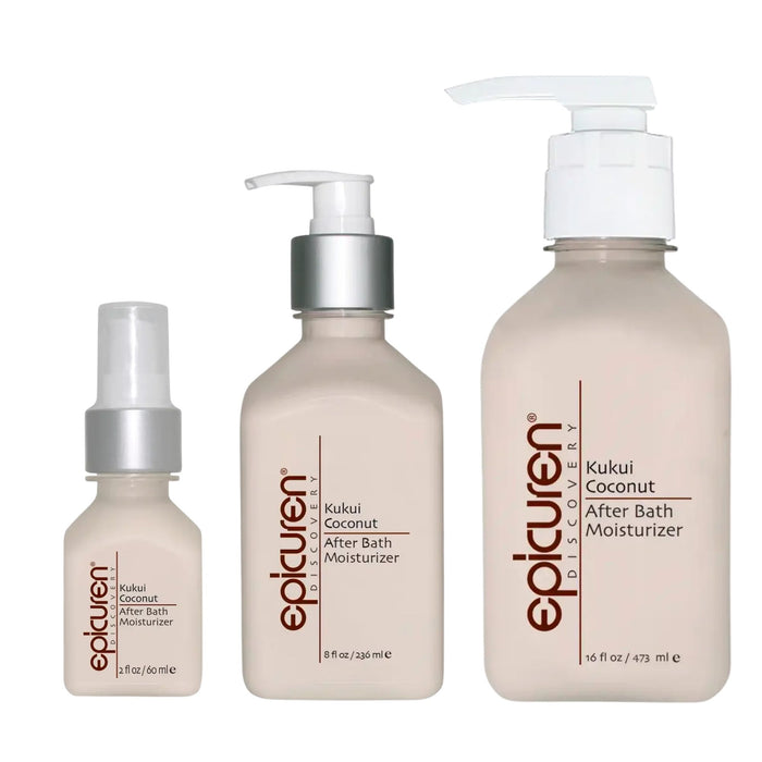 Epicuren Kukui Coconut After Bath Moisturizer thumbnail—all available sizes