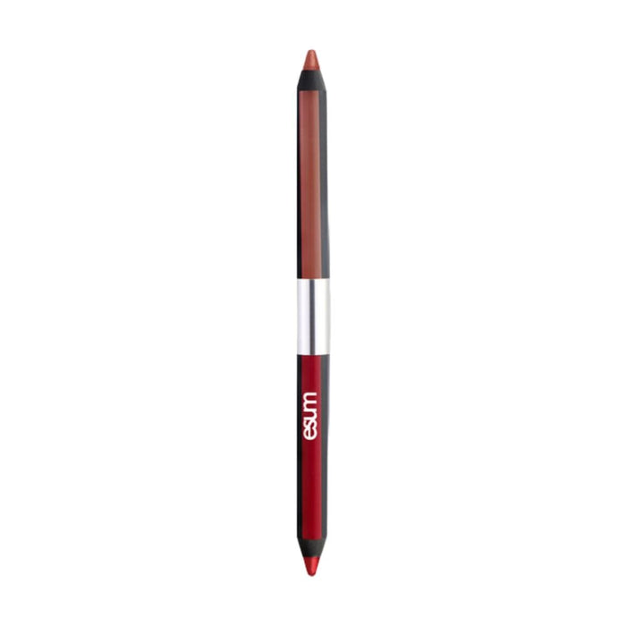 Esum Dual Lip Pencil number 3 Nude to vibrant red