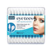 Lifestyle Basics Eye Tees 80 count cotton swab dual-tip applicators. One end tapered to a point, the other flat and round.