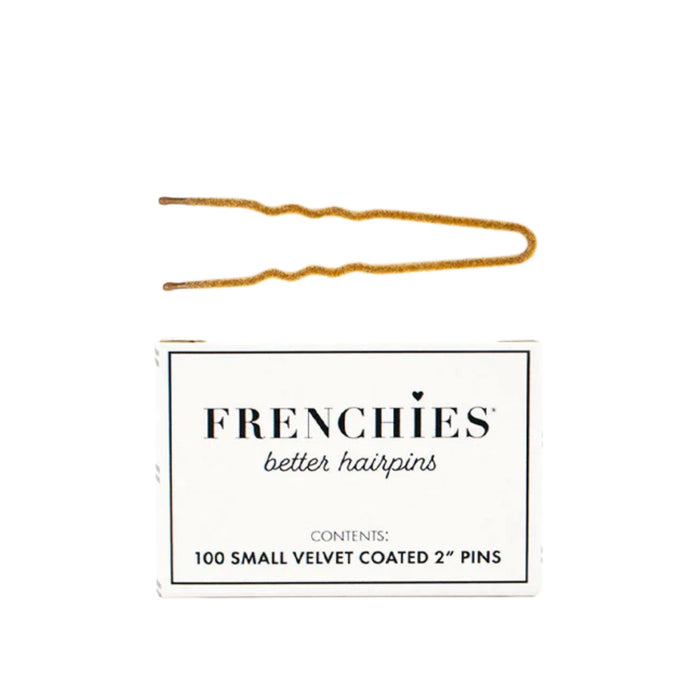 Frenchies Hair Pins 100ct 2" box blonde with pin above 