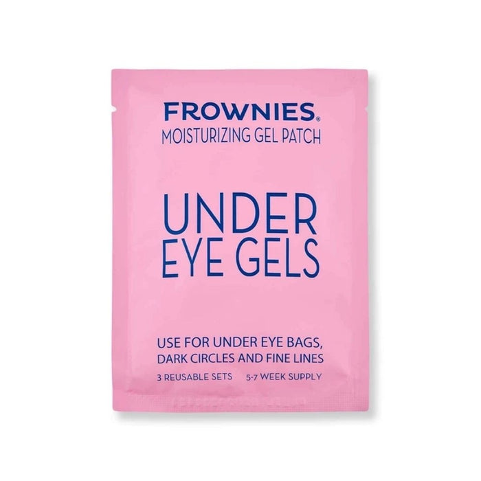 Frownies Moisturizing Gel Patch Under Eye Gels 3 Reusable Sets 