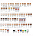 Graftobian GlamAire HD Airbrush Makeup Chart