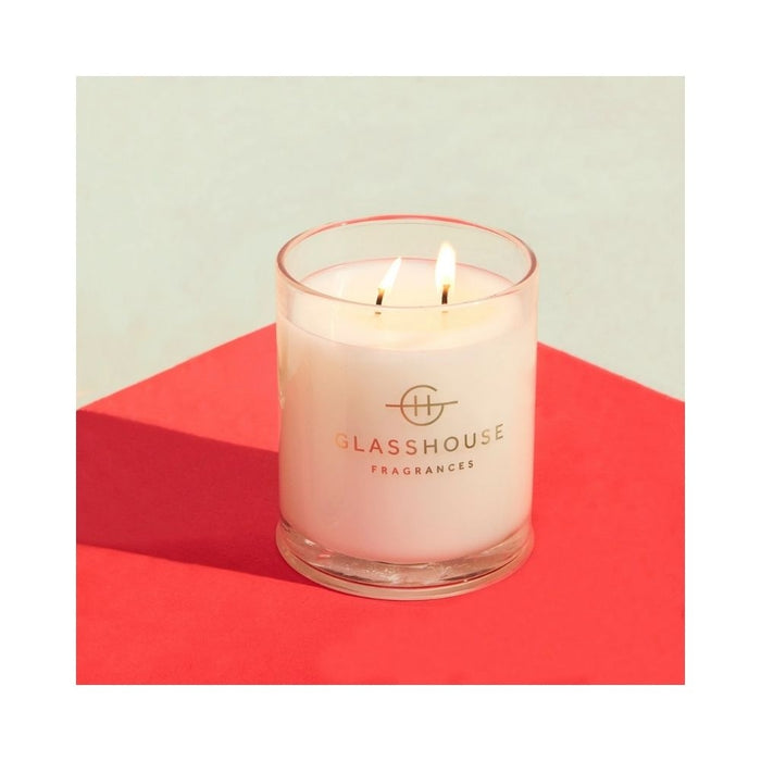 Glasshouse Fragrances Forever Florence Soy Candle Wild Peonies & Lily 13.4oz candles 