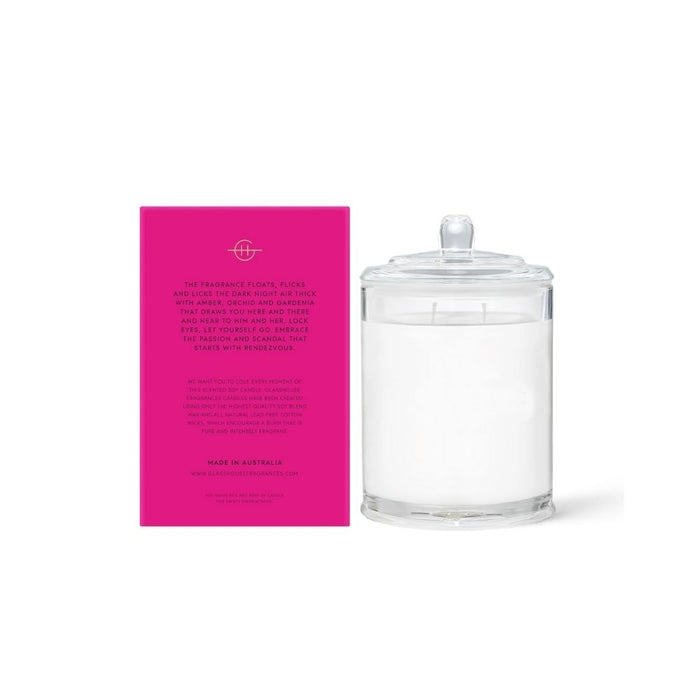 Glasshouse Fragrances Rendezvous Soy Candle Amber & Orchid 13.4oz 