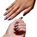 Glamnetic Press-On Nails Espresso Glow applied on light and dark skinned hands