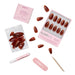 Glamnetic Press-On Nails Sicilian Sun kit contents spread across a white background