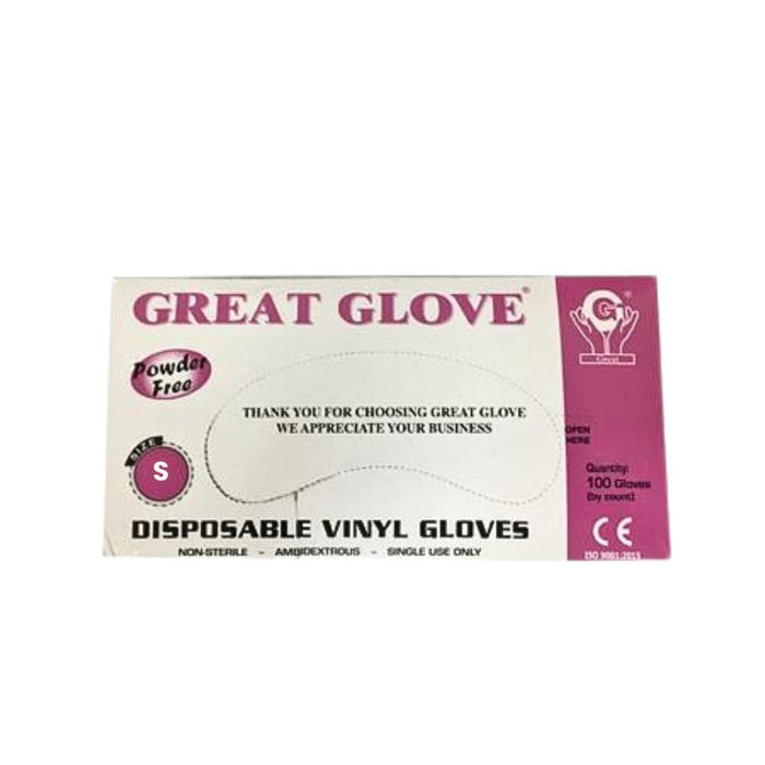 Vinyl Gloves 100 count small